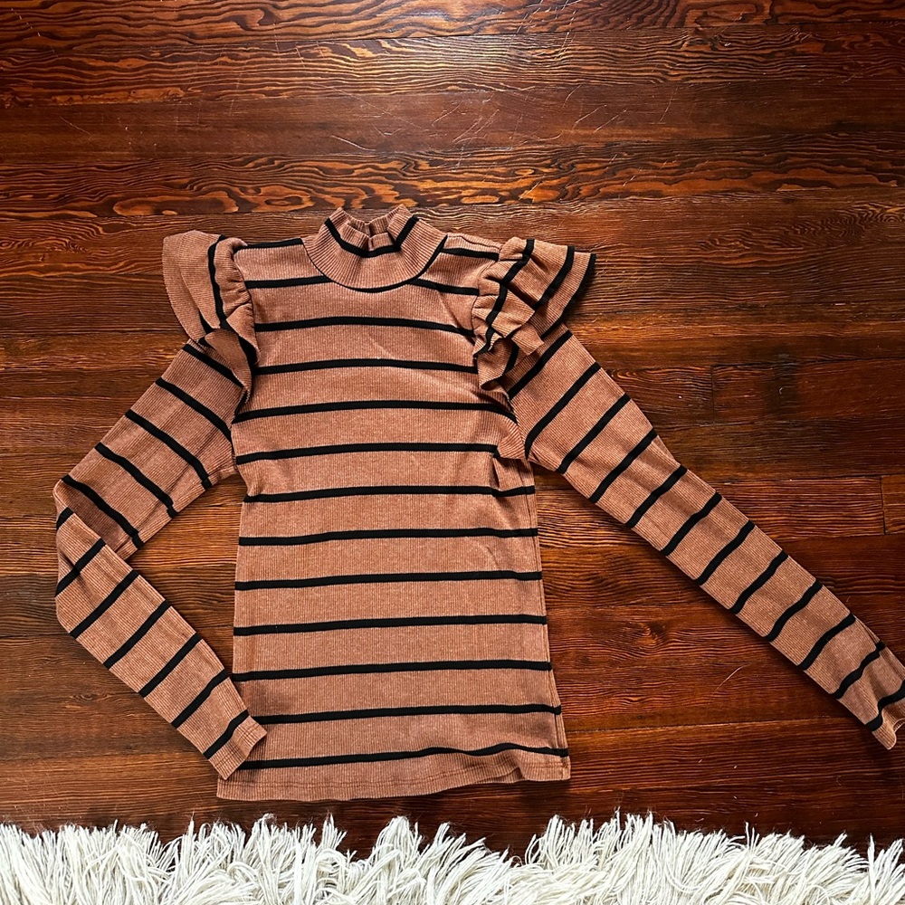 Anthropologie Mock Neck Top